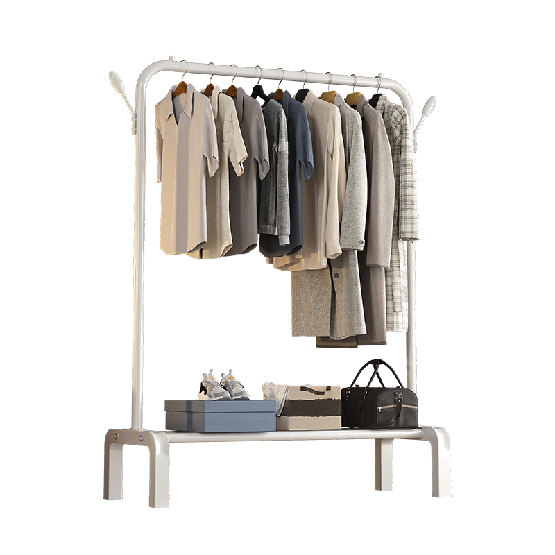 Nanye Floor Clothes Drying Rack Multifunctional Simple Home Bedroom Balcony Thickened Coat Hanger DGW-3B