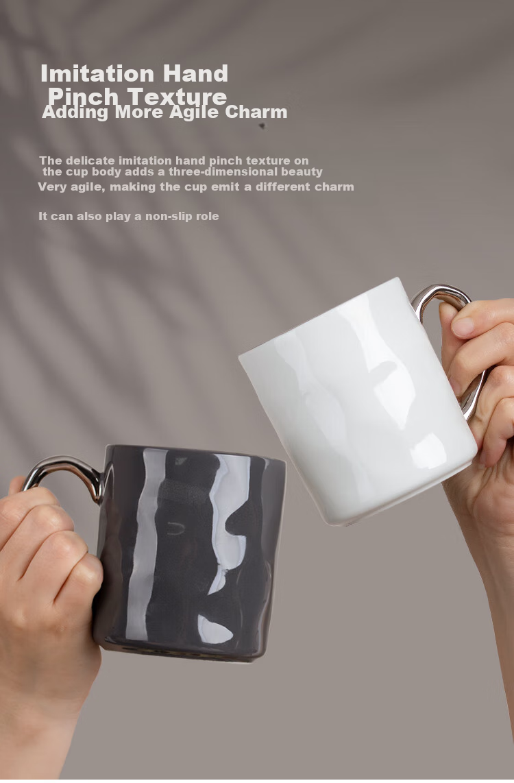 Banwu Life Ceramic Mug with Lid and Spoon High-Quality Office Tea Cup Cute Milk Cup for Women 8