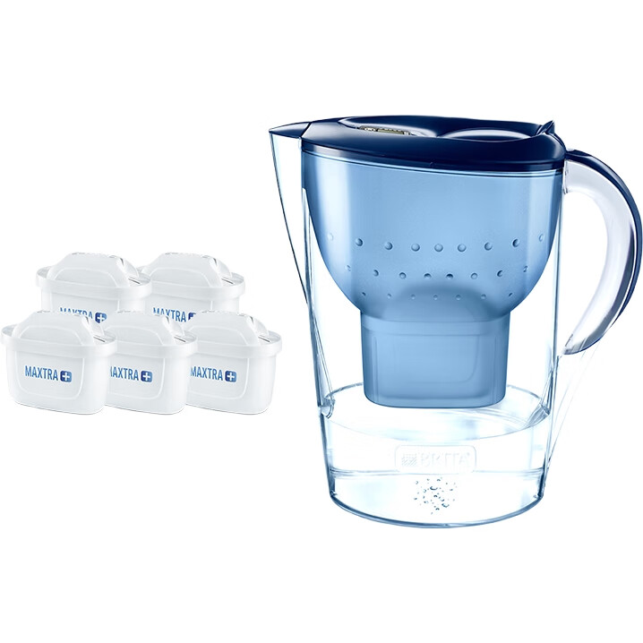 Фильтр-кувшин Brita Ocean Series 3.5л, синий, с 6 картриджами
