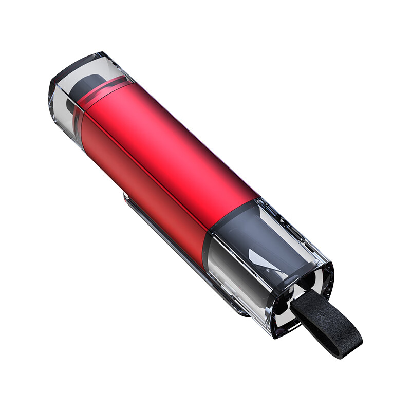 YOMO Car Safety Hammer with Test Glass - Multi-Function Tungsten Steel Emergency Escape Hammer A4 Red