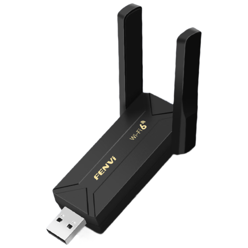 Fenvi Driver-Free USB Wireless Adapter AX900 Dual Antenna WiFi 6 Dual Band 5G Bluetooth 5.3 Receiver for Desktop Laptop External WiFi Receiver