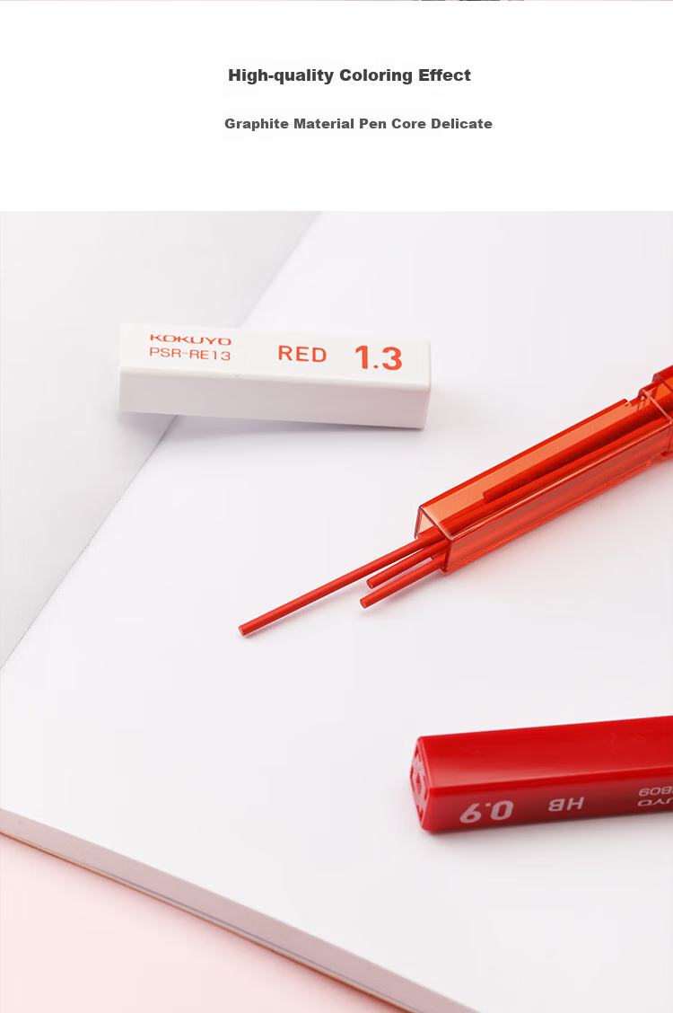 KOKUYO Imported 0.9mm Mechanical Pencil Lead, for Students' Exams And Writing, Drawing, Anti-Breaking, Replacement Lead Refill, One Tube, PSR-B09 5