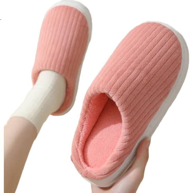 Мужские домашние тапочки FOOTOPPO, зимние меховые тапочки, теплые хлопковые тапочки, нескользящие, для дома и улицы