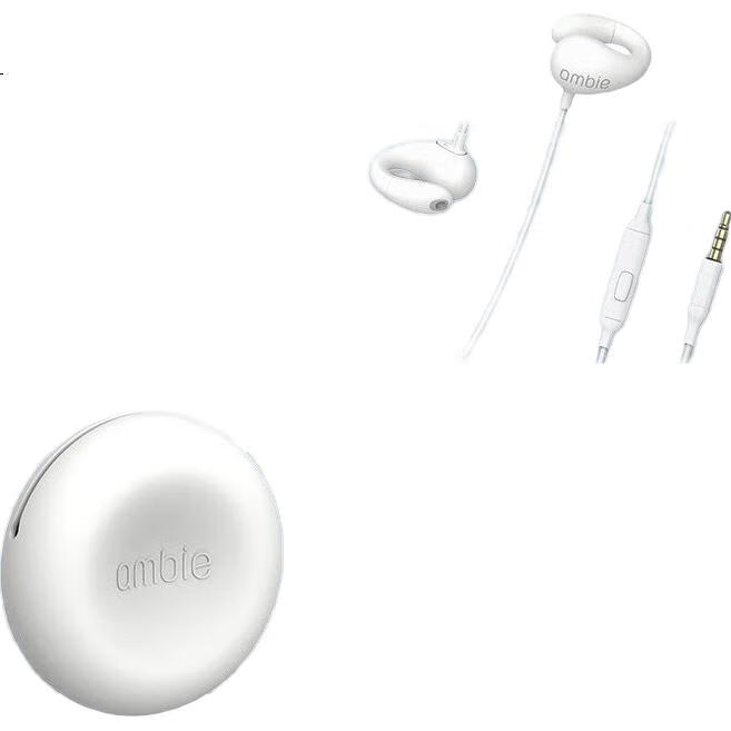 Проводные наушники Ambie AM-02, комфортные и стильные, совместимы с телефонами и компьютерами, круглый штекер 3,5 мм, пепельно-зеленые