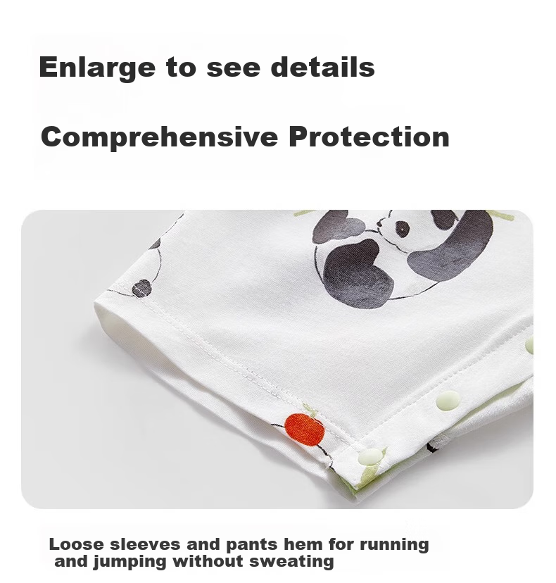 AIBEDILA Baby Clothes, Summer Thin Style, Toddler Spring Outfit, Cotton Air Conditioning Short-Sleeve, for Baby Boys And Girls, Outdoor Onesie 8