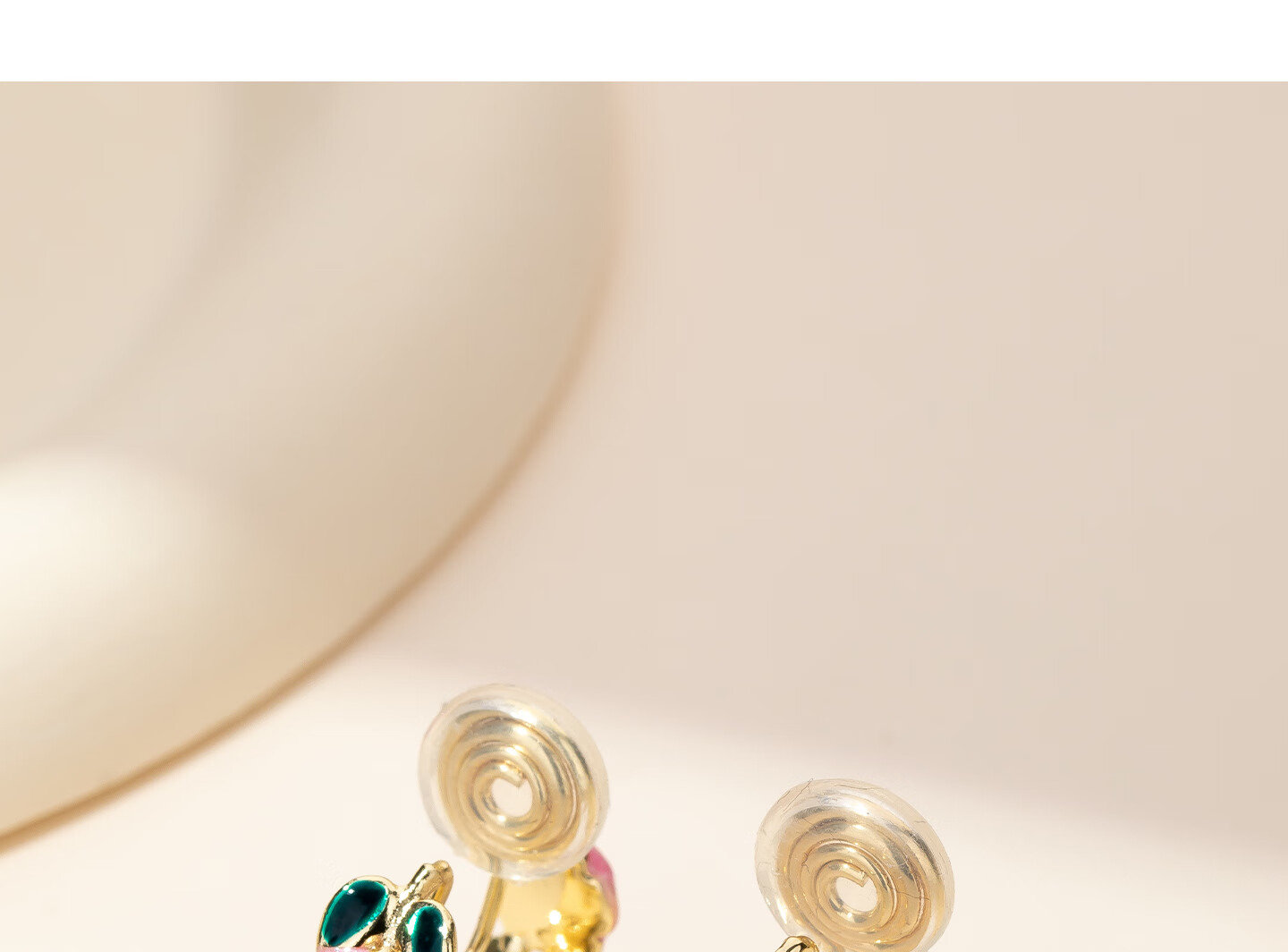 Qlady Camellia Earrings, 2026 New Year Elegant Vacation Style Earrings, No Hole Ear Studs, Hoop Earrings, Gift 8