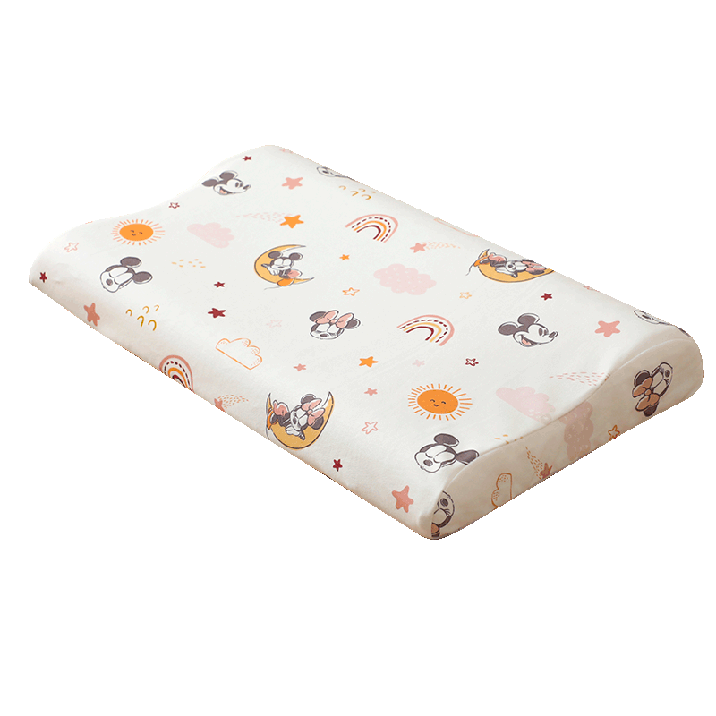 Disney Latex Pillow Thai Imported Natural Latex Neck Support Sleep 6-12 Years 7A Antibacterial Breathable