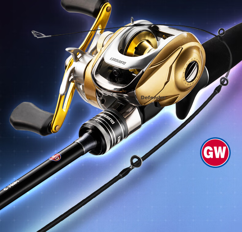 GW 2.1m M-Speed Dragon II Straight Handle Spinning Reel Lure Rod Set, Versatile Lure Rod, Sliding Rod, Fishing Rod 3