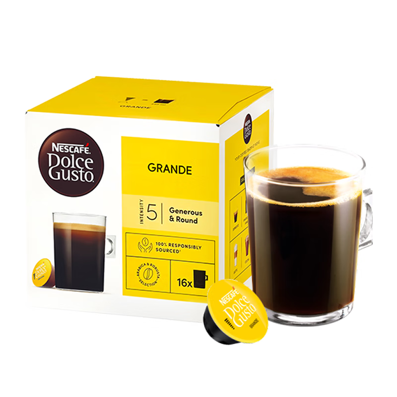 DOLCE GUSTO雀巢美式醇香 进口黑咖胶囊 8.5g*16颗