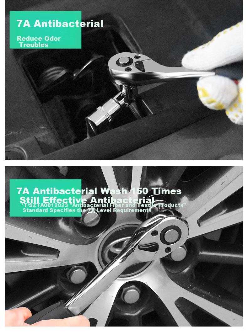 Baolian Quick Socket Ratchet Wrench, Labor-Saving Industrial-Grade Large, Medium, And Small Double-Ended Universal Auto Repair Tool 6