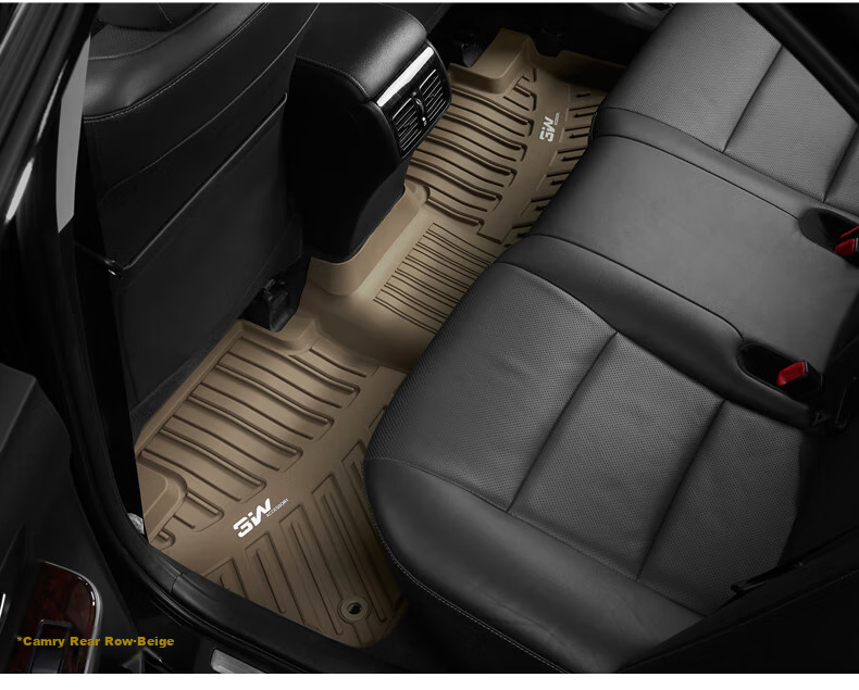 3W Suitable for Toyota Hybrid Gasoline Version New Camry, Specialized TPE Car Floor Mats + Carpet Surface Double-Layer Customized [2018-2022 Models] 8