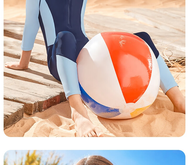 BALNEAIRE Children's One-Piece Swimsuit with Long Sleeves And Pants for Sun Protection, Sports, Beach, Outdoor Swimming 260186 6
