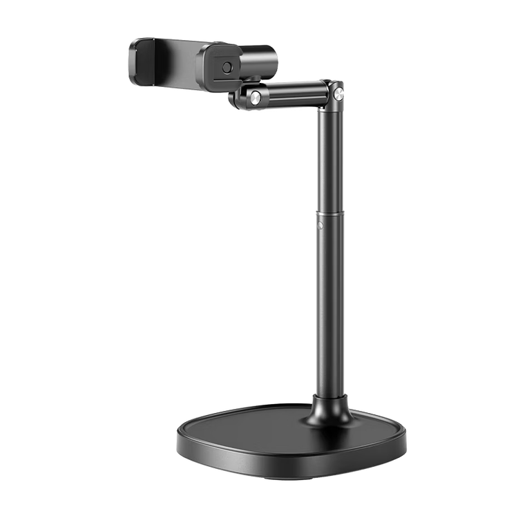 Meiyibo Live Streaming Phone Stand Desktop Multifunctional 360° Rotatable Adjustable Overhead Shooting Photography Phone Holder for Watching Shows Online Classes Unboxing