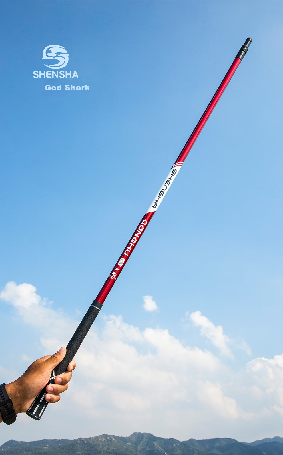 Shensha 3-Meter Carbon Fiber Landing Net with Extendable Handle, Ultra-Light And Ultra-Hard Fish Scoop Net, Fishing Tackle Accessory 17