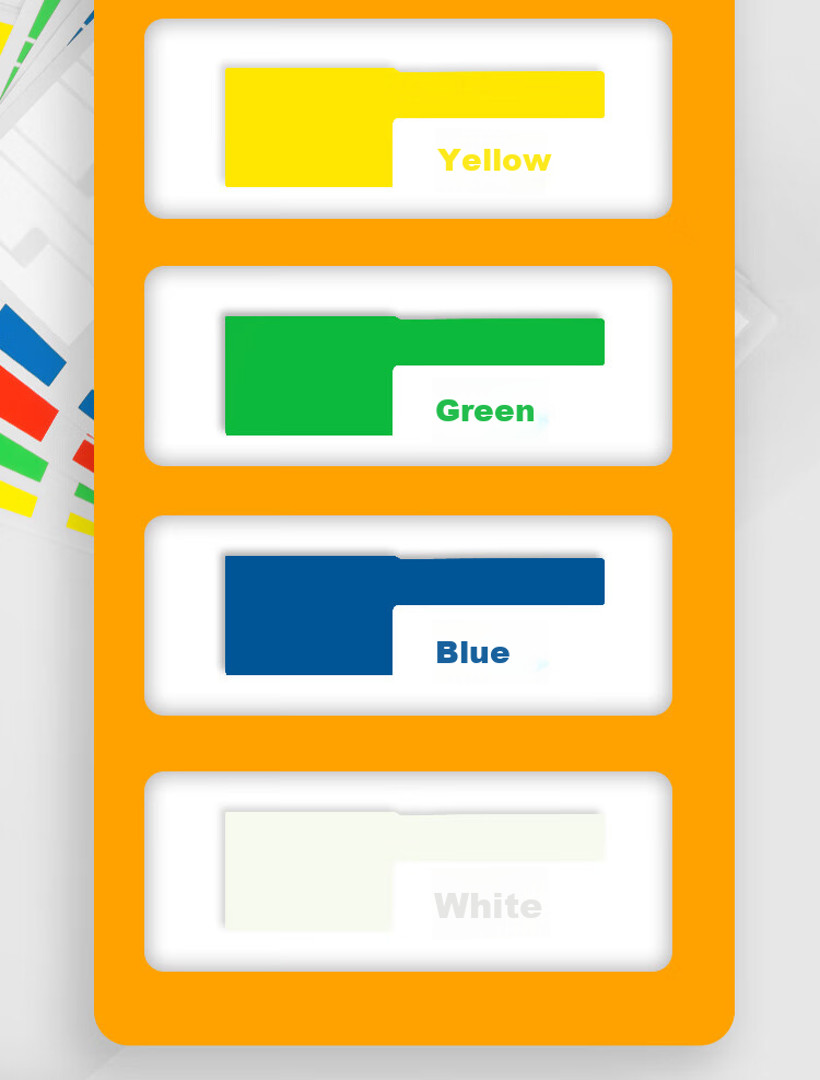 NVV Network Cable Label Stickers, A4 Network Wiring Adhesive, Communication Room Cable Labels Printing Paper, P-Type Classification Stickers for Handwriting/Laser Printing, 5 Colors, 300 Pieces, BQ-P10 3
