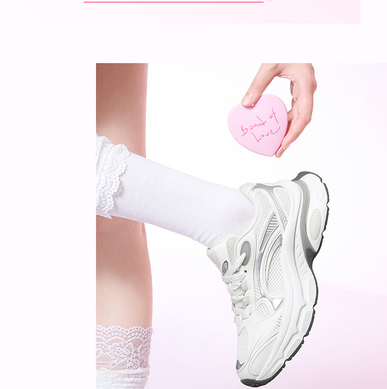 361° Women's Athletic Shoes Heart Design Autumn Mesh Thick Sole Retro Casual Platform Dad Sneakers 682536760-1 8