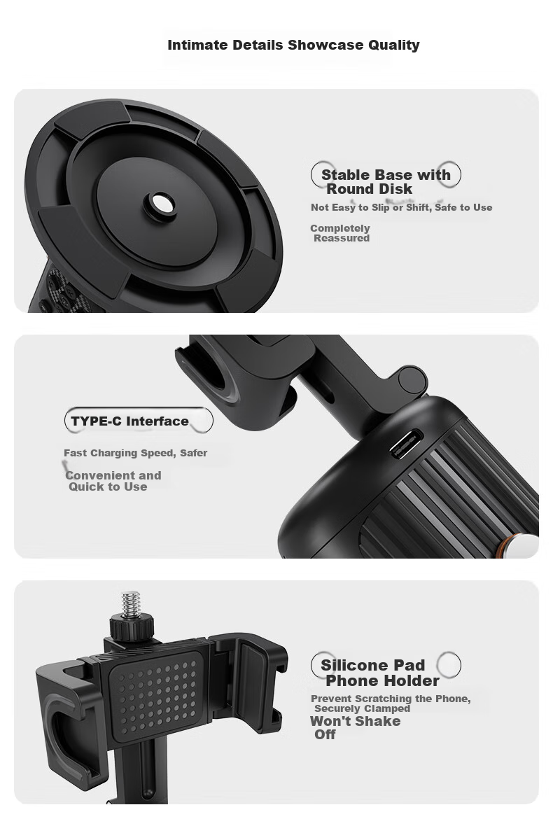 NEEWER 2025 New Smartphone Gimbal Follow-Up Device, Face Tracking Handheld Selfie Stick, 360-Degree Rotation Anti-Shake Three-Axis Gimbal, TikTok Live Streaming Equipment Complete Set for Selfie Recording And Vlog 16