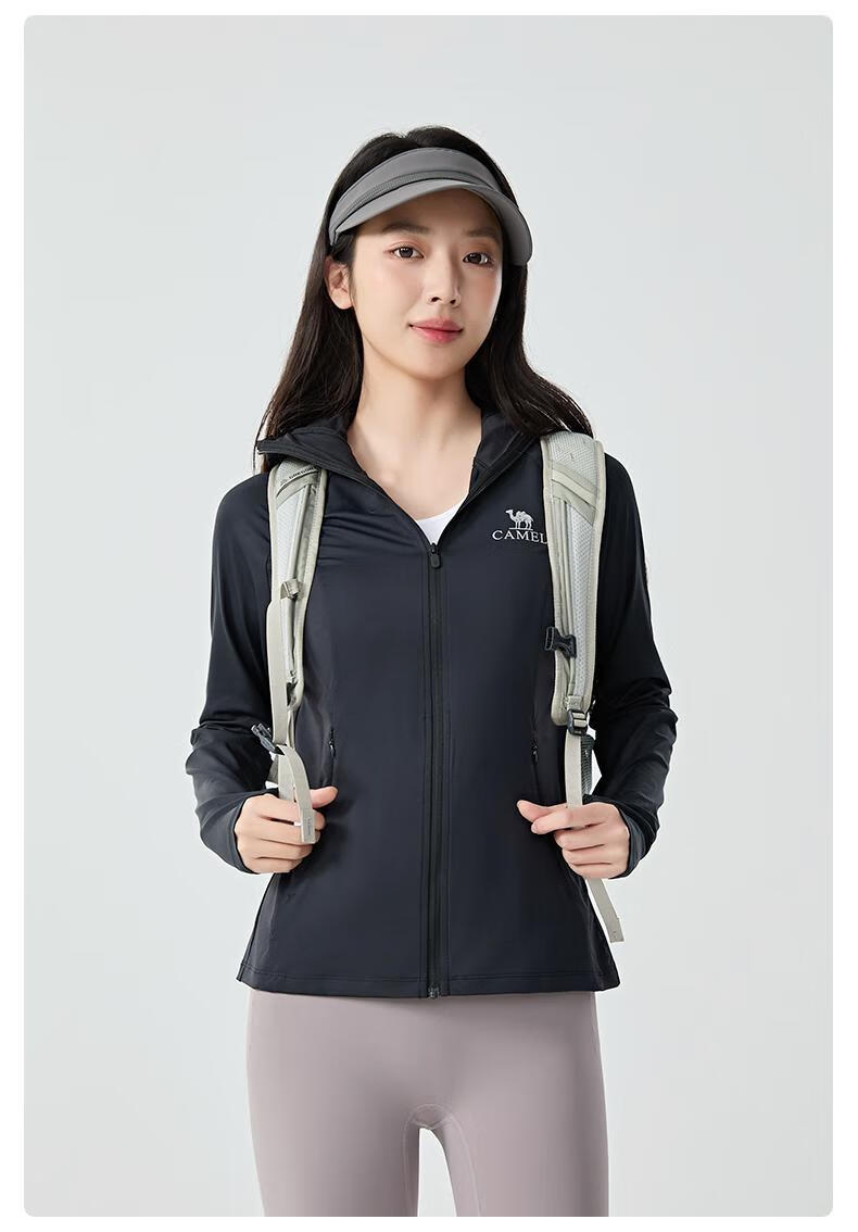 CAMEL Outdoor Sunscreen Jacket [Ice Extract Cool White Skin] Couple Style 2025 New UV Protection Cooling Original Yarn Sunscreen Clothing 21