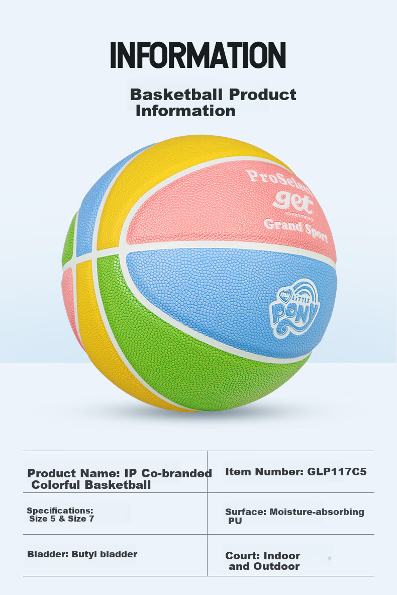 ProSelect Basketball Size 7 Adult Moisture-Absorbing PU Indoor/outdoor Student Youth Training Basketball GLP122 6