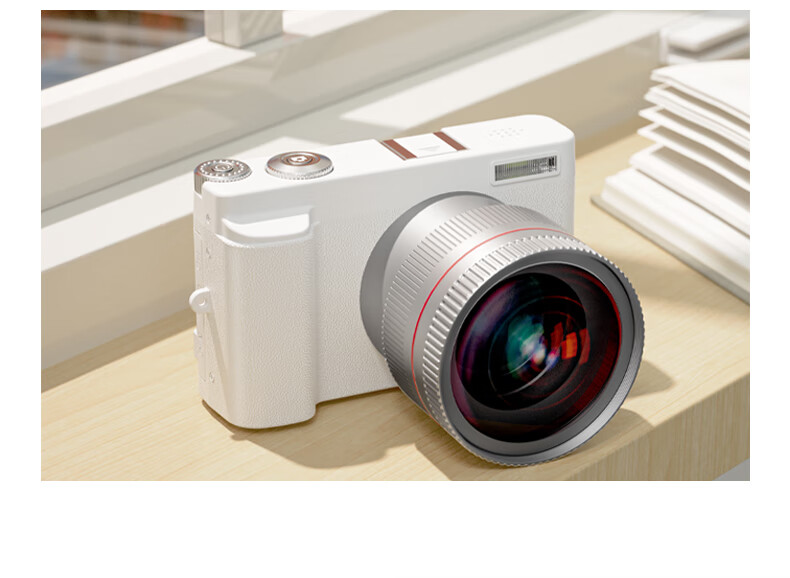 SONGDIAN Digital Camera, Replaces CCD, Entry-Level Point-And Mirrorless Vlog Camera, Flip Selfie Camera DC101AF Official Standard Configuration + Wide-Angle Lens Kit, 32GB Memory 9