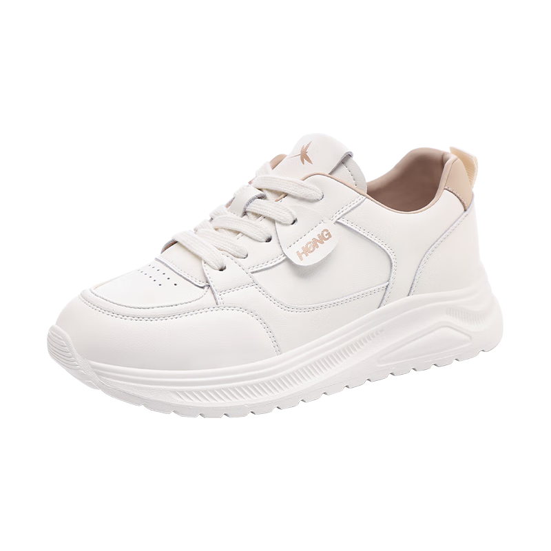 Red Dragonfly Women's Trendy Fashion Durable Running Shoes Breathable Lightweight Casual White Sneakers C0TTN06611 Apricot 36