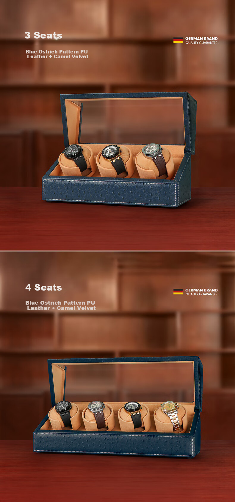 DrikLux Watch Winder, Automatic Mechanical Watch Shaker, Home Use Quiet Anti-Magnetic Watch Storage Box, Gift for Husband Or Boyfriend 13