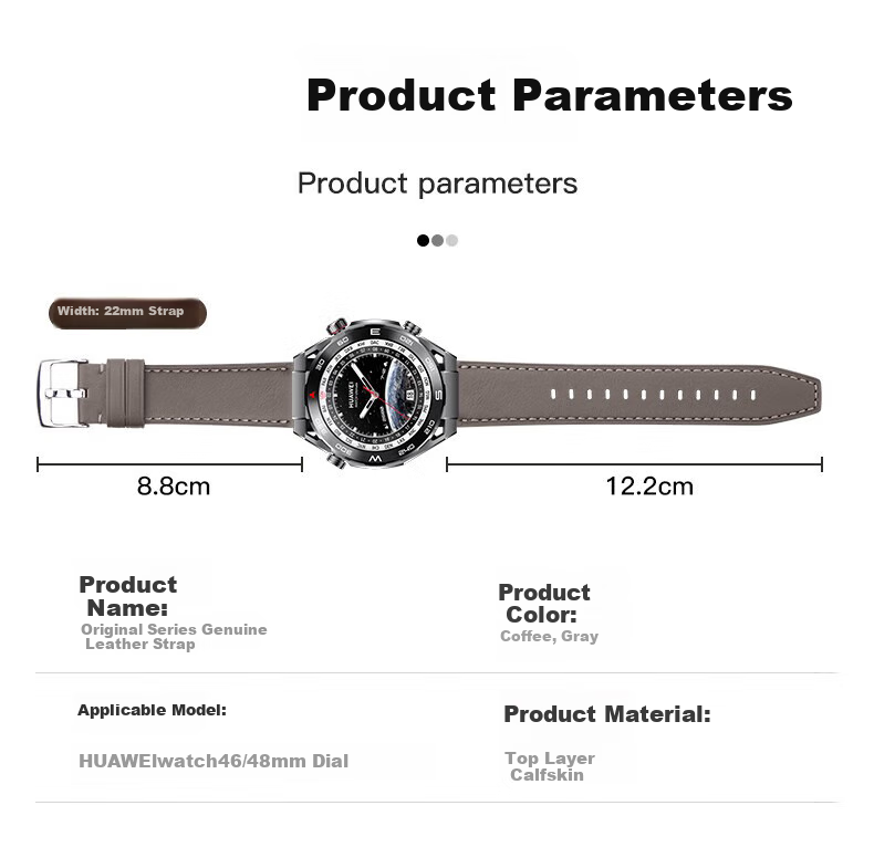 Baking Suitable for Huawei Watch Straps, Compatible with Watch GT7/6/5/4/GT6/5Pro, Genuine Leather Watch Bands for Watch5/4/3/buds2, Master Series, for Men And Women, Original Box Packaging 2