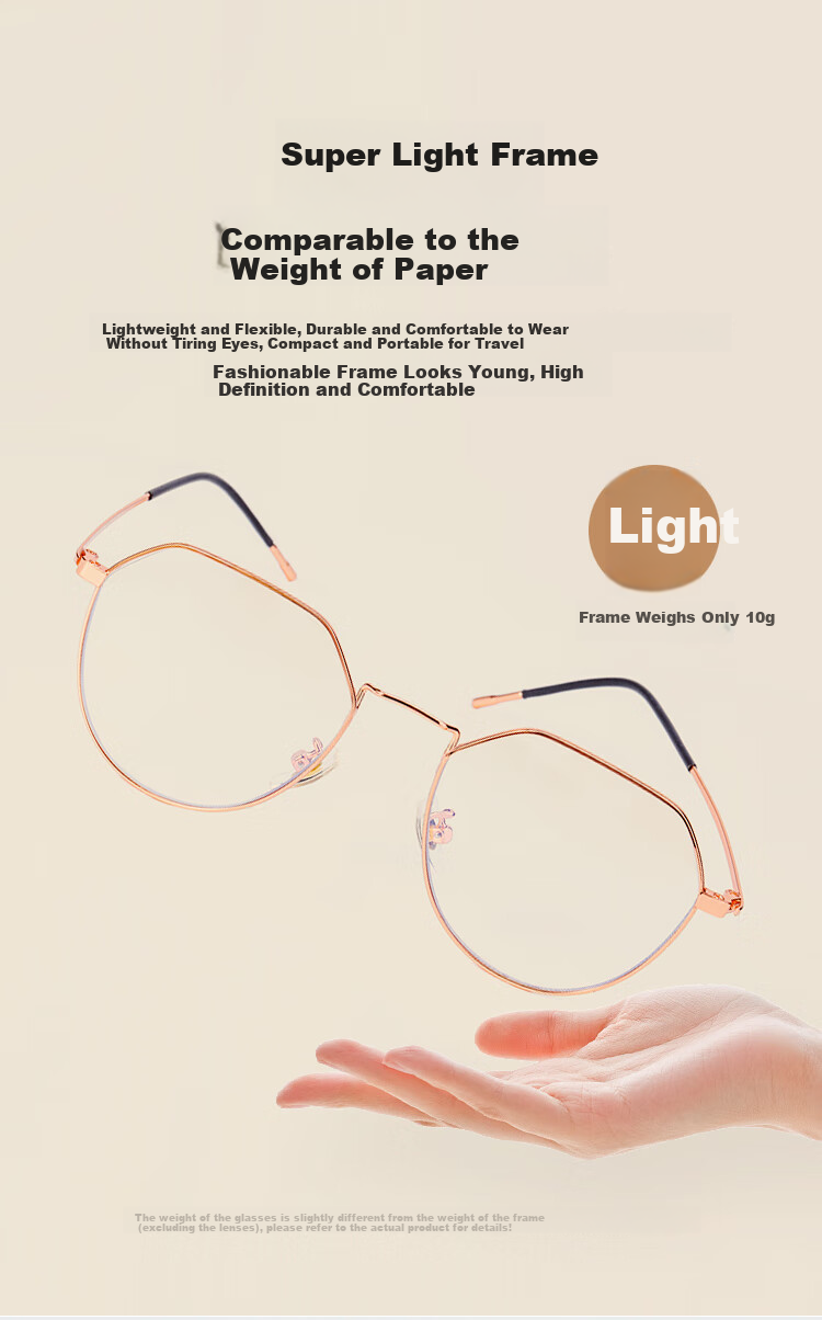 Mr.PuTian Reading Glasses for Men And Women, Anti-Blue Light High Definition Genuine Fashion Youthful Presbyopic Glasses 1.5 Diopter for Ages 50-54 5