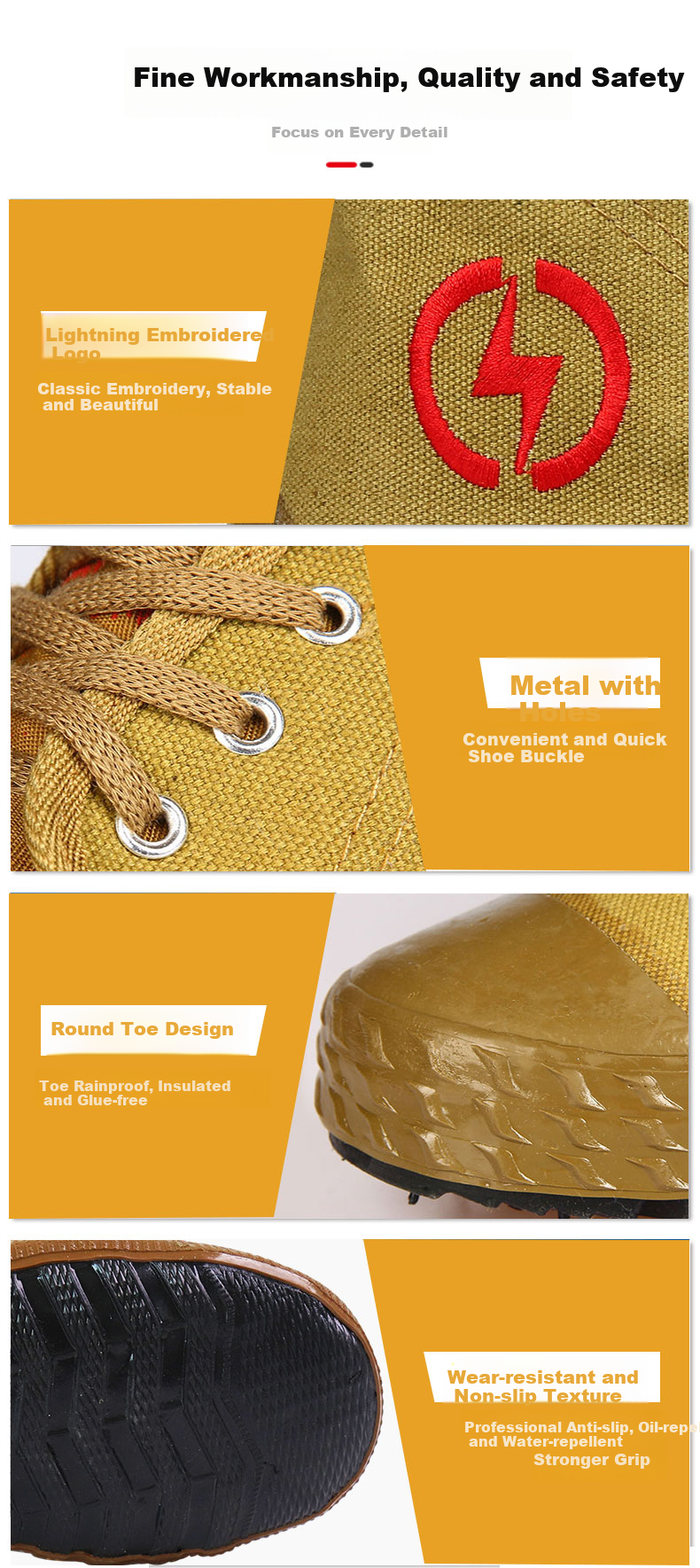 Shengan Insulation Shoes, 5kv Safety Electrician Insulation Shoes, Labor Protection Canvas, Size 45, 1 Pair, CW240242 5