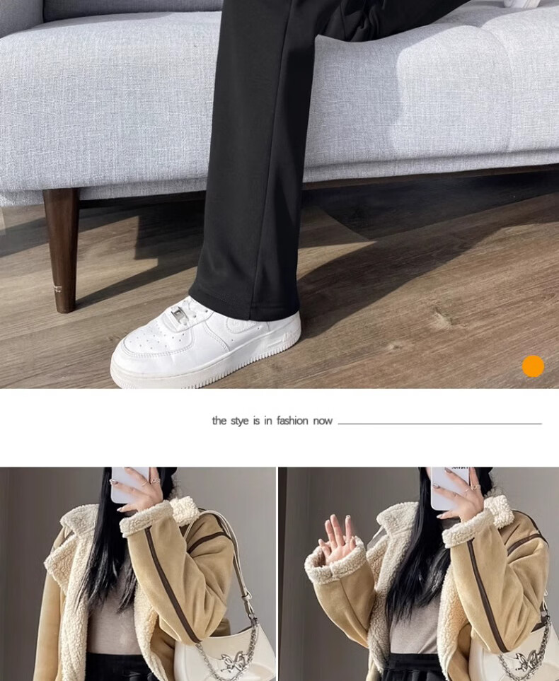 LI-NING Women's Breathable Comfortable Sports Sweatpants Slim Fit Casual Outdoor Fitness Classic Straight Leg Trousers 2