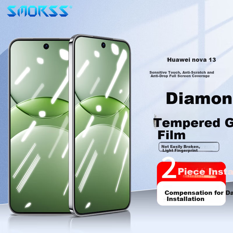 Защитное стекло Smorss для Huawei Nova 15/13, Nova 12/12 Vitality Edition, 2 шт.