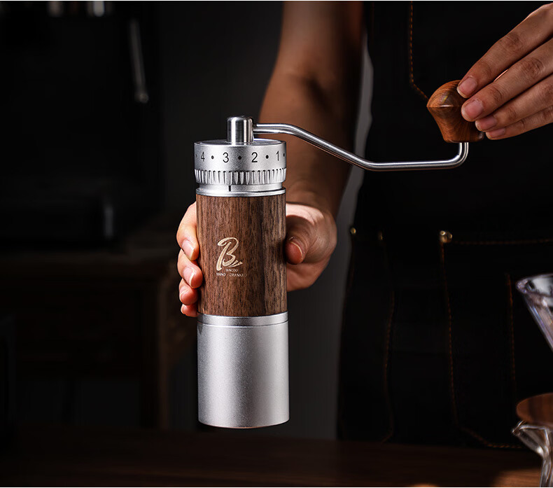 Bincoo Seven-Star 46mm Large Blade Manual Coffee Grinder Hand-Crank Espresso Coffee Bean Mill 5
