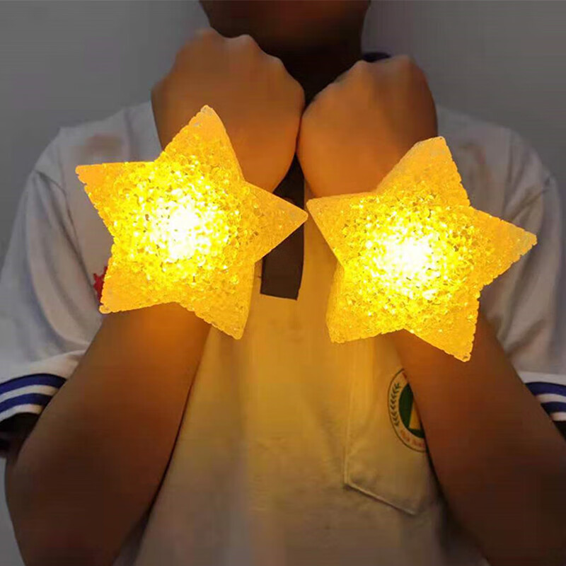 Jiayan Glowing Star Wristbands 2pcs Graduation Children's Day Sports Meeting Birthday Kindergarten Performance Props