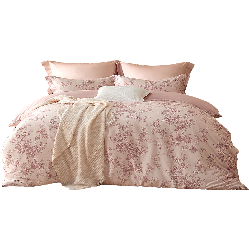 Mercury Home Textiles 60-Count Cotton Long-Staple Xinjiang Cotton Sateen A-Class Antibacterial Single Quilt Cover 150x210cm