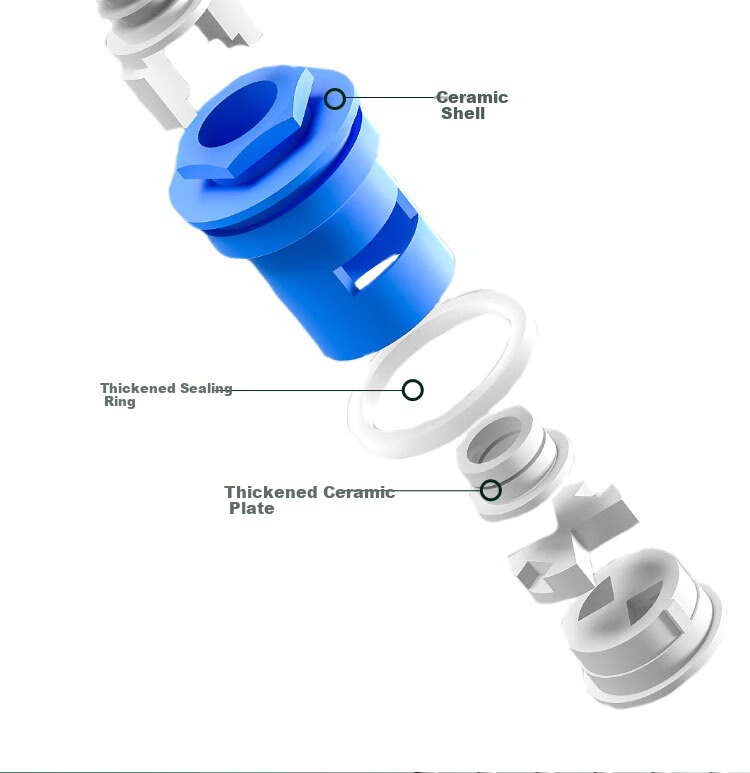 MEJUE Shower Faucet, Bathroom Hot And Cold Mixing Valve, Brass Thickened Concealed Installation, Shower Switch, Mixing Valve Z-013182 9