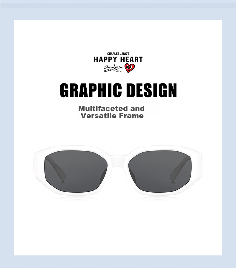 Chaersitaoxin Sunglasses for Men And Women GM Style Small Frame Sunglasses UV Protection Glasses CJ9070 Black Frame/brown Lenses C2 2