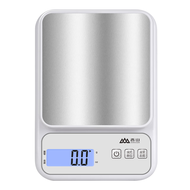 Xiangshan Electronic Kitchen Scale 0.1g Precision Baking Scale Stainless Steel Large Platform 6kg Rechargeable