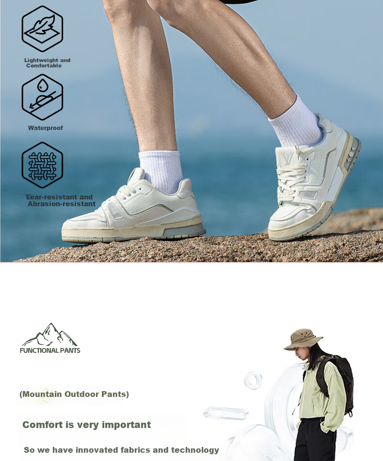 MINISO Men's Shorts, 2026 New American Trendy Workwear Style, Summer Outdoor Functional Loose-Fit Mid-Length Pants, Army Green, XL 2