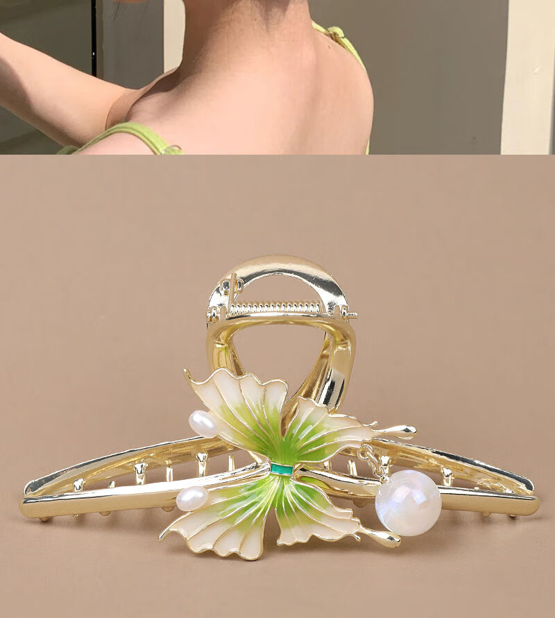 Gunai Wheat Spike Hair Clip, Women's Accessory, 2025 Style, Elegant Hairpin, Shark Clip, Claw Clip, New Year Gift for Girls 11