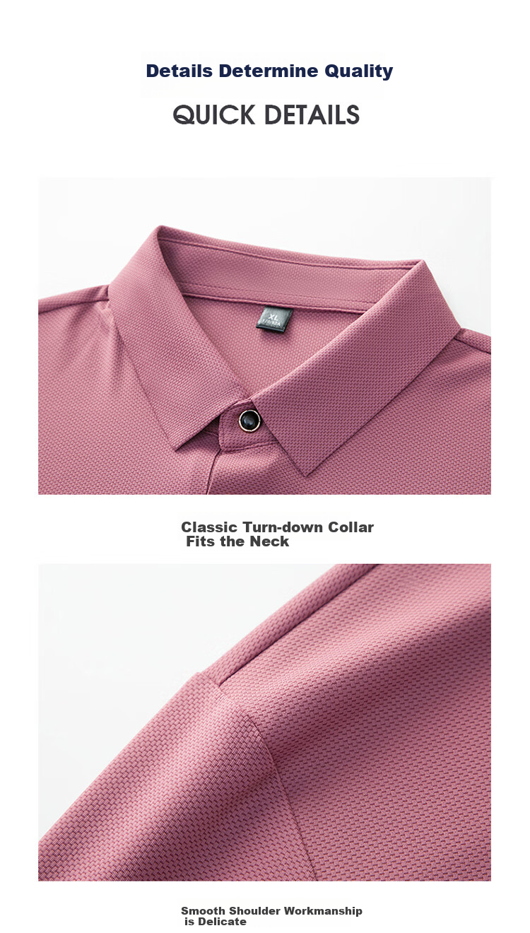LangSha Polo Shirt for Men, Summer Quick-Dry Ice Silk Cool-Touch T-Shirt, Loose Casual Business Versatile Collared Short Sleeve, Gift for Elders 22