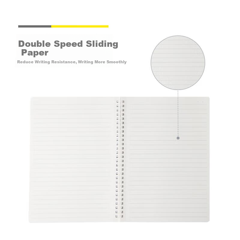 M&G B5/60 Pages Spiral Notebook, Solid Purple, Student Notebook, Journal, Diary, Simple Design for College Students, Exam Preparation Practice Book XB5656A