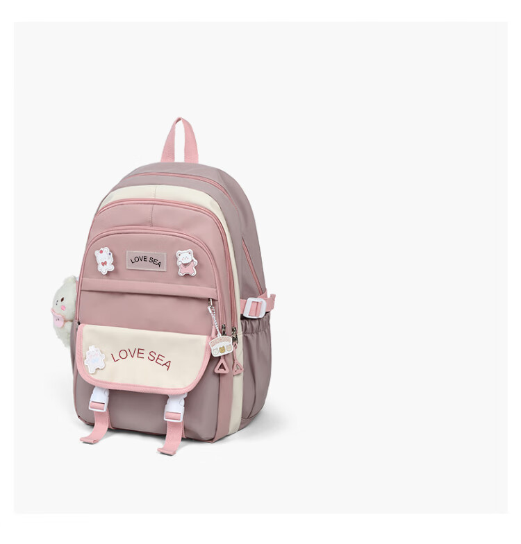 Aiqinghai Women's Backpack School Bag for Middle And High School Students, Large Capacity Commuter Backpack, Casual Lightweight Laptop Bag 12