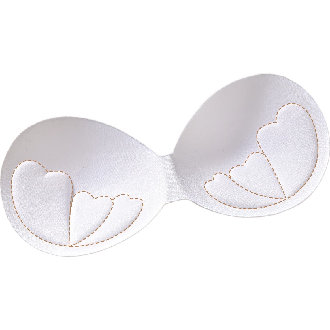 LangSha Бюстгальтер без бретелек для женщин, не скользит, невидимый бандажный топ на грудь, тонкий летний ледяной шелк, бесшовный бюстгальтер без спинки, белый, размер S