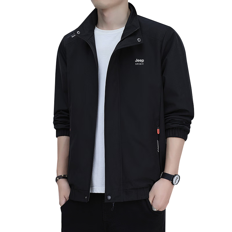 JEEP SPIRIT Men's Autumn Jacket Casual Loose Fit Men's Coat