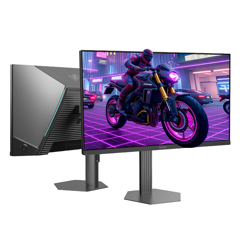 SANC Shengse 24.5-Inch 2K 300Hz Overclockable to 320Hz QD Quantum Dot MiniLED HDR1000 Brightness Gaming Monitor Screen DM55 with Earphone Hook And Night Light