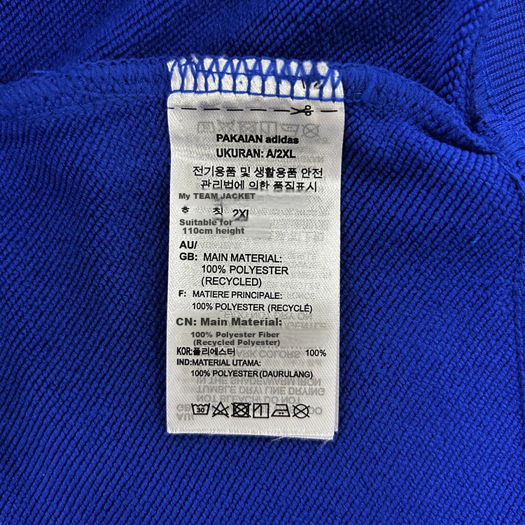 Adidas Men's Jacket, Spring And Autumn Running Sports Knit Stand-Collar Jacket, Outdoor Sportswear, Blue-Orange, 2XL 8