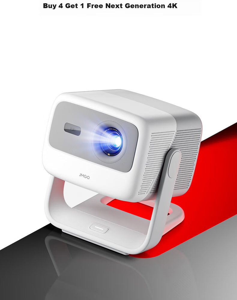 JMGO N1S 4K Special Edition Tri-Color Laser PTZ Projector Home Use 1500 CVIA High Brightness 4K Ultra HD Smart Home Theater National Subsidy 38 Goddess Festival Gift 2
