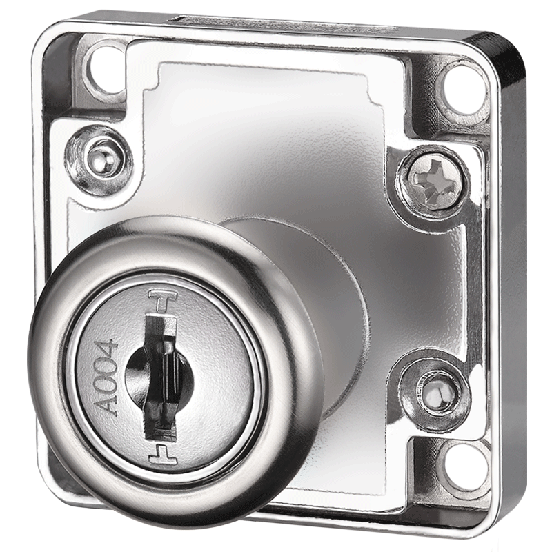 Fly.Globe Office Desk Drawer Lock Furniture Lock Bedside Table Lock Anti-Theft Blade Lock Cylinder FQ-A04