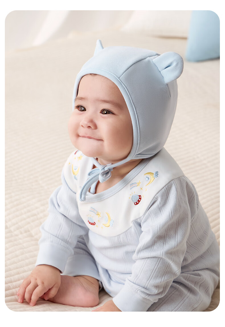 October Crystal Baby Hat Fontanelle Cap Autumn Winter Newborn Infant Cap Unisex 0-3-6 Months 16
