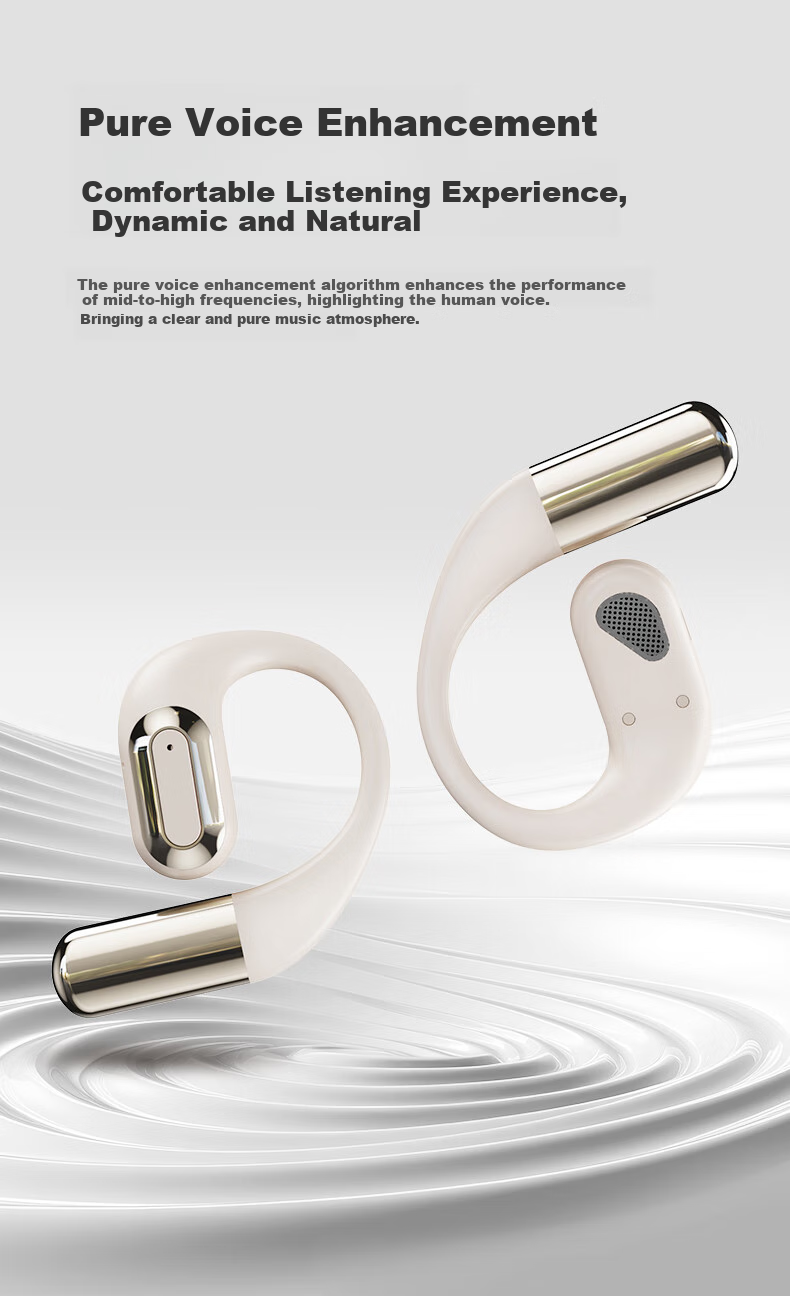 Chuang [German Craftsmanship | HIFI Sound Quality] 2025 New Bluetooth Headphones, Bone Conduction Concept, True Wireless, Ear-Hook Style, Non-In, Ultra-Long Battery Life, Call Noise Reductio 4